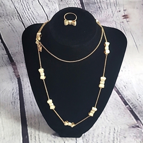 Kate Spade ♠️ Necklace & Ring set